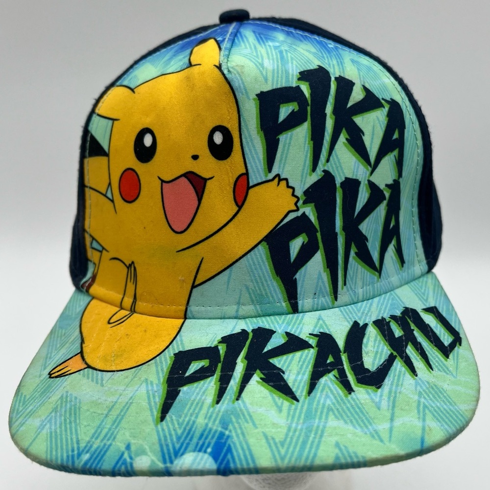 Pokémon Pikachu Snapback Hat Cap Adjustable NWT